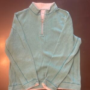 Tommy Bahama Reversible Quarter-zip Sweater